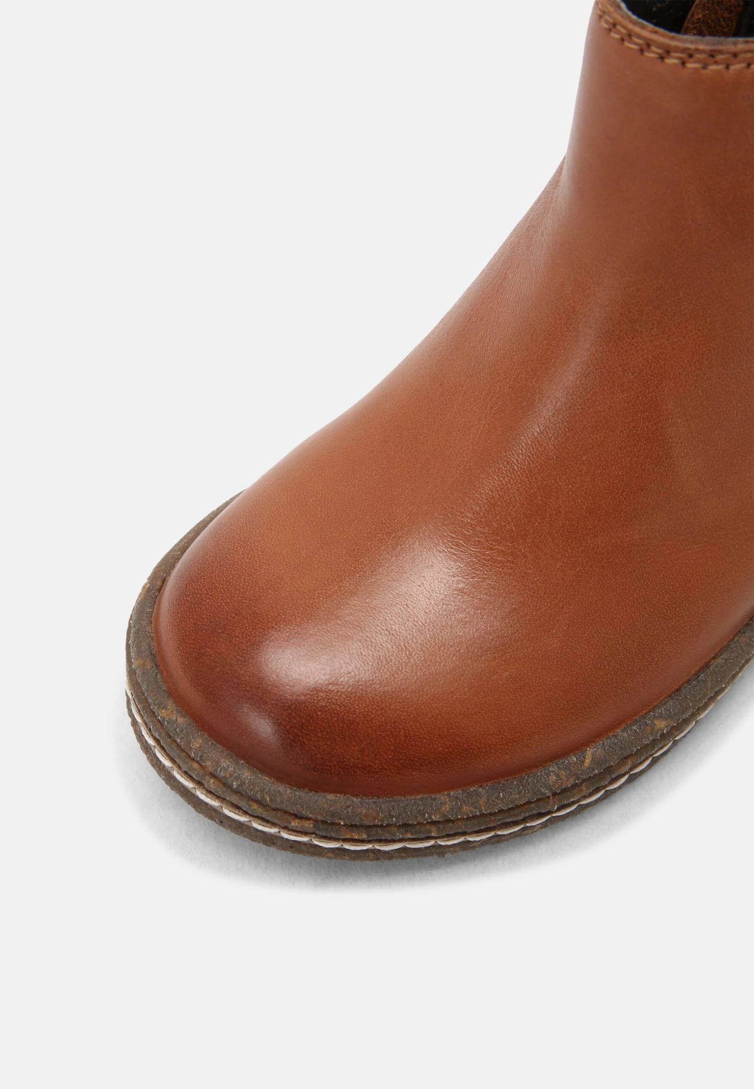 Friboo Leather Booties - Korte Laarzen - Cognac - Afbeelding 5