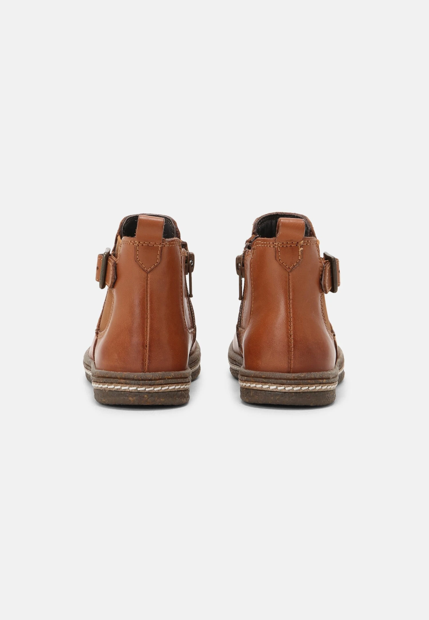 Friboo Leather Booties - Korte Laarzen - Cognac - Afbeelding 3