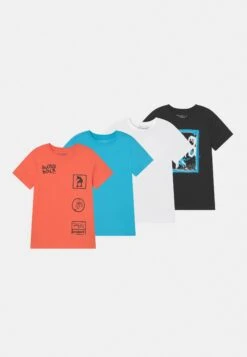 Friboo Unisex 4 Pack- T-Shirt Print - Multi-Coloured